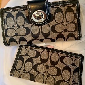 Coach Wallet and checkbook